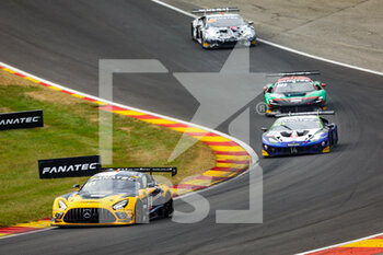 2022-07-30 - 87 AKKODIS ASP Team, Mercedes-AMG GT3 of Casper STEVENSON, Thomas DROUET, Tommaso MOSCA, in action during the TotalEnergies 24 hours of Spa 2022, 7th round of the 2022 Fanatec GT World Challenge Europe Powered by AWS, from July 27 to 31, 2021 on the Circuit de Spa-Francorchamps, in Stavelot, Belgium - AUTO - 24 HOURS OF SPA 2022 - ENDURANCE - MOTORS