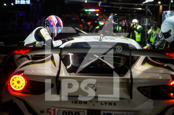 2022-07-30 - MOLINA Miguel, Iron Lynx, Ferrari 488 GT3, portrait pitstop during the TotalEnergies 24 hours of Spa 2022, 7th round of the 2022 Fanatec GT World Challenge Europe Powered by AWS, from July 27 to 31, 2021 on the Circuit de Spa-Francorchamps, in Stavelot, Belgium - AUTO - 24 HOURS OF SPA 2022 - ENDURANCE - MOTORS