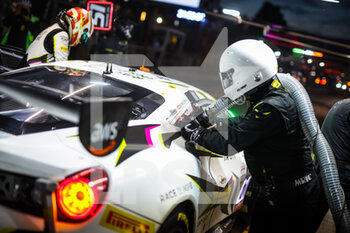 2022-07-30 - 51 Iron Lynx, Ferrari 488 GT3 of Miguel MOLINA, Nicklas NIELSEN, James CALADO, in action pitstop during the TotalEnergies 24 hours of Spa 2022, 7th round of the 2022 Fanatec GT World Challenge Europe Powered by AWS, from July 27 to 31, 2021 on the Circuit de Spa-Francorchamps, in Stavelot, Belgium - AUTO - 24 HOURS OF SPA 2022 - ENDURANCE - MOTORS