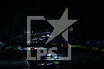 2022-07-30 - Cars in action by night, raidillon, eau rouge, during the TotalEnergies 24 hours of Spa 2022, 7th round of the 2022 Fanatec GT World Challenge Europe Powered by AWS, from July 27 to 31, 2021 on the Circuit de Spa-Francorchamps, in Stavelot, Belgium - AUTO - 24 HOURS OF SPA 2022 - ENDURANCE - MOTORS