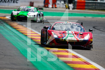 2022-07-31 - 52 AF Corse, Ferrari 488 GT3 of Stefano COSTANTINI, Louis MACHIELS, Andrea BERTOLINI, Alessio ROVERA, in action during the TotalEnergies 24 hours of Spa 2022, 7th round of the 2022 Fanatec GT World Challenge Europe Powered by AWS, from July 27 to 31, 2021 on the Circuit de Spa-Francorchamps, in Stavelot, Belgium - AUTO - 24 HOURS OF SPA 2022 - ENDURANCE - MOTORS