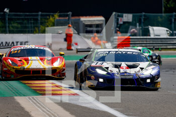 2022-07-31 - 14 Emil Frey Racing, Lamborghini Huracan GT3 Evo of Stuart WHITE, Tuomas TUJULA, Konsta LAPPALAINEN, in action during the TotalEnergies 24 hours of Spa 2022, 7th round of the 2022 Fanatec GT World Challenge Europe Powered by AWS, from July 27 to 31, 2021 on the Circuit de Spa-Francorchamps, in Stavelot, Belgium - AUTO - 24 HOURS OF SPA 2022 - ENDURANCE - MOTORS