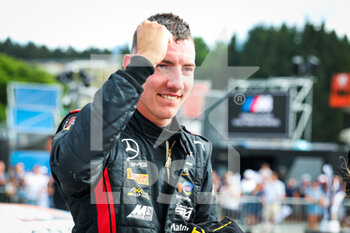 2022-07-31 - MARCIELLO Raffaele, AMG Team AKKODIS ASP, Mercedes-AMG GT3, portrait celebrating victory during the TotalEnergies 24 hours of Spa 2022, 7th round of the 2022 Fanatec GT World Challenge Europe Powered by AWS, from July 27 to 31, 2021 on the Circuit de Spa-Francorchamps, in Stavelot, Belgium - AUTO - 24 HOURS OF SPA 2022 - ENDURANCE - MOTORS