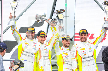 2022-07-31 - 75 SunEnergy1- by SPS, Mercedes-AMG GT3 of Martin KONRAD, Kenny HABUL, Philip ELLIS, Dominik BAUMANN, podium during the TotalEnergies 24 hours of Spa 2022, 7th round of the 2022 Fanatec GT World Challenge Europe Powered by AWS, from July 27 to 31, 2021 on the Circuit de Spa-Francorchamps, in Stavelot, Belgium - AUTO - 24 HOURS OF SPA 2022 - ENDURANCE - MOTORS