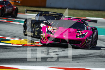 2022-08-26 - 83 BOVY Sarah (bel), PIN Doriane (fra), GATTING Michelle (dnk), Iron Lynx, Ferrari 488 GTE, action during the 4 Hours of Barcelona 2022, 4th round of the 2022 European Le Mans Series on the Circuit de Barcelona-Catalunya from August 26 to 28, in Barcelona, Spain - AUTO - ELMS - 4 HOURS OF BARCELONA 2022 - ENDURANCE - MOTORS