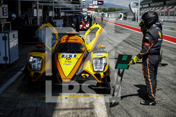 2022-08-26 - 51 AUBRY Garbiel (fra), HODES Rob (usa), JAAFAR Jazeman (mys), Team Virage, Oreca 07 - Gibson, pitlane, during the 4 Hours of Barcelona 2022, 4th round of the 2022 European Le Mans Series on the Circuit de Barcelona-Catalunya from August 26 to 28, in Barcelona, Spain - AUTO - ELMS - 4 HOURS OF BARCELONA 2022 - ENDURANCE - MOTORS