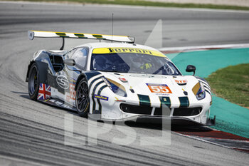 2022-08-27 - 55 CAMERON Ducan (gbr), GRIFFIN Matthew (irl), PEREL David (zaf), Spirit of Race, Ferrari 488 GTE, action during the 4 Hours of Barcelona 2022, 4th round of the 2022 European Le Mans Series on the Circuit de Barcelona-Catalunya from August 26 to 28, in Barcelona, Spain - AUTO - ELMS - 4 HOURS OF BARCELONA 2022 - ENDURANCE - MOTORS