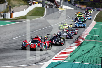 2022-08-28 - 09 DELETRAZ Louis (swi), HABSBURG Ferdinand (aut), COLOMBO Lorenzo (ita), Prema Racing, Oreca 07 - Gibson, action during the 4 Hours of Barcelona 2022, 4th round of the 2022 European Le Mans Series on the Circuit de Barcelona-Catalunya from August 26 to 28, in Barcelona, Spain - AUTO - ELMS - 4 HOURS OF BARCELONA 2022 - ENDURANCE - MOTORS