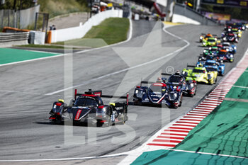 2022-08-28 - 28 CHATIN Paul-Loup (fra), LAFARGUE Paul (fra), PILET Patrick (fra), IDEC Sport, Oreca 07 - Gibson, action during the 4 Hours of Barcelona 2022, 4th round of the 2022 European Le Mans Series on the Circuit de Barcelona-Catalunya from August 26 to 28, in Barcelona, Spain - AUTO - ELMS - 4 HOURS OF BARCELONA 2022 - ENDURANCE - MOTORS