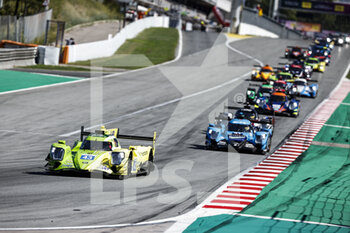 2022-08-28 - 43 FITTIPALDI Pietro (bra), HEINEMEIER HANSSON David (dnk), SCHERER Fabio (swi), Inter Europol Competition, Oreca 07 - Gibson, action during the 4 Hours of Barcelona 2022, 4th round of the 2022 European Le Mans Series on the Circuit de Barcelona-Catalunya from August 26 to 28, in Barcelona, Spain - AUTO - ELMS - 4 HOURS OF BARCELONA 2022 - ENDURANCE - MOTORS