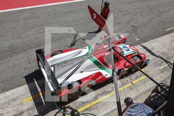 2022-08-28 - 09 DELETRAZ Louis (swi), HABSBURG Ferdinand (aut), COLOMBO Lorenzo (ita), Prema Racing, Oreca 07 - Gibson, during the 4 Hours of Barcelona 2022, 4th round of the 2022 European Le Mans Series on the Circuit de Barcelona-Catalunya from August 26 to 28, in Barcelona, Spain - AUTO - ELMS - 4 HOURS OF BARCELONA 2022 - ENDURANCE - MOTORS