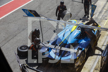 2022-08-28 - 15 VATALANO Valentino (ger), FELBERMAYR Jr Horst (aut), McCUSKER Austin (usa), RLR Msport, Ligier JS P320 - Nissan, during the 4 Hours of Barcelona 2022, 4th round of the 2022 European Le Mans Series on the Circuit de Barcelona-Catalunya from August 26 to 28, in Barcelona, Spain - AUTO - ELMS - 4 HOURS OF BARCELONA 2022 - ENDURANCE - MOTORS