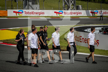 2022-09-08 - DI RESTA Paul (gbr),JENSEN Mikkel (den),VERGNE Jean-Eric (fra), Peugeot TotalEnergies Hybrid 9X8 Hypercar, portrait Track Walk, during the 6 Hours of Fuji 2022, 5th round of the 2022 FIA World Endurance Championship on the Fuji Speedway from September 8 to 11, 2022 in Fuji, Japan - AUTO - FIA WEC - 6 HOURS OF FUJI 2022 - ENDURANCE - MOTORS