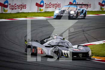 2022-09-09 - 94 DUVAL Loic (fra),MENEZES Gustavo (bra),ROSSITER James (gbr), Peugeot TotalEnergies Hybrid 9X8 Hypercar, action during the 6 Hours of Fuji 2022, 5th round of the 2022 FIA World Endurance Championship on the Fuji Speedway from September 8 to 11, 2022 in Fuji, Japan - AUTO - FIA WEC - 6 HOURS OF FUJI 2022 - ENDURANCE - MOTORS