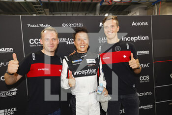 10/09/2022 - 56 IRIBE Brendan (usa), MILLROY Ollie (gbr), BARNICOAT Ben (gbr), Team Project 1, Porsche 911 RSR - 19, pole position, during the 6 Hours of Fuji 2022, 5th round of the 2022 FIA World Endurance Championship on the Fuji Speedway from September 8 to 11, 2022 in Fuji, Japan - AUTO - FIA WEC - 6 HOURS OF FUJI 2022 - ENDURANCE - MOTORI