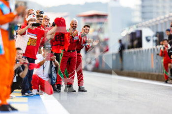 11/09/2022 - 51 PIER GUIDI Alessandro (ita), CALADO James (gbr), AF Corse, Ferrari 488 GTE EVO, celebration during the 6 Hours of Fuji 2022, 5th round of the 2022 FIA World Endurance Championship on the Fuji Speedway from September 8 to 11, 2022 in Fuji, Japan - AUTO - FIA WEC - 6 HOURS OF FUJI 2022 - ENDURANCE - MOTORI