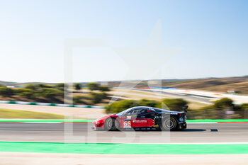2022-10-14 - 66 PETROBELLI Giacomo (ita), HUDSPETH Sean (sin), MOLINA Miquel (esp), JMW Motorsport, Ferrari 488 GTE, action during the 4 Hours of Portimao 2022, 6th round of the 2022 European Le Mans Series on the Algarve International Circuit from September 23 to 25, in Portimao, Portugal - AUTO - ELMS - 4 HOURS OF PORTIMAO 2022 - ENDURANCE - MOTORS