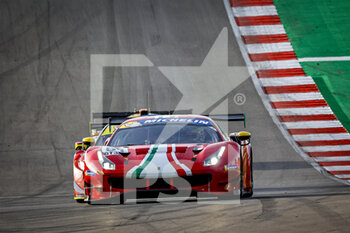 2022-10-16 - 51 DE LA ROSA Marcos Vivian (GBR), DAVENPORT Luke (gbr), AF Corse, Ferrari 488 GT3, action during the 6th round of the 2022 Michelin Le Mans Cup on the Algarve International Circuit from October 14 to 16, in Portimao, Portugal - AUTO - MICHELIN LE MANS CUP - PORTIMAO 2022 - ENDURANCE - MOTORS