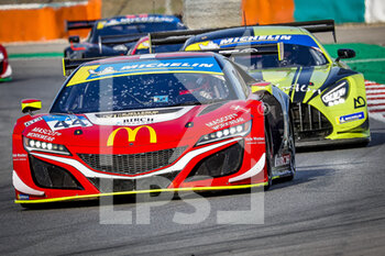 2022-10-16 - 44 BIRCH Gustav (dnk), MOLLER Jens (dnk), GMB Motorsport, Honda NSX GT3, action during the 6th round of the 2022 Michelin Le Mans Cup on the Algarve International Circuit from October 14 to 16, in Portimao, Portugal - AUTO - MICHELIN LE MANS CUP - PORTIMAO 2022 - ENDURANCE - MOTORS