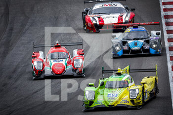 2022-10-16 - 43 FITTIPALDI Pietro (bra), HEINEMEIER HANSSON David (dnk), SCHERER Fabio (swi), Inter Europol Competition, Oreca 07 - Gibson, action during the 4 Hours of Portimao 2022, 6th round of the 2022 European Le Mans Series on the Algarve International Circuit from October 14 to 16, in Portimao, Portugal - AUTO - ELMS - 4 HOURS OF PORTIMAO 2022 - ENDURANCE - MOTORS
