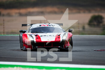 2022-10-16 - 66 PETROBELLI Giacomo (ita), HUDSPETH Sean (sin), MOLINA Miquel (esp), JMW Motorsport, Ferrari 488 GTE, action during the 4 Hours of Portimao 2022, 6th round of the 2022 European Le Mans Series on the Algarve International Circuit from September 23 to 25, in Portimao, Portugal - AUTO - ELMS - 4 HOURS OF PORTIMAO 2022 - ENDURANCE - MOTORS