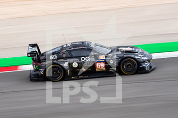 2022-10-16 - 69 AL HARTHY Ahmad (omn), DE HAAN Sam (gbr), SORENSEN Marco (dnk), Oman Racing avec TF Sport, Aston Martin Vantage AMR, action during the 4 Hours of Portimao 2022, 6th round of the 2022 European Le Mans Series on the Algarve International Circuit from September 23 to 25, in Portimao, Portugal - AUTO - ELMS - 4 HOURS OF PORTIMAO 2022 - ENDURANCE - MOTORS
