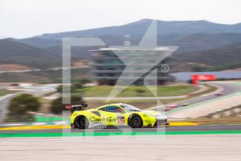 2022-10-16 - 57 JENSEN Mikkel (dnk), GRUNEWALD Conrad, SCHANDORFF Frederik (dnk), Kessel Racing, Ferrari 488 GTE, action during the 4 Hours of Portimao 2022, 6th round of the 2022 European Le Mans Series on the Algarve International Circuit from September 23 to 25, in Portimao, Portugal - AUTO - ELMS - 4 HOURS OF PORTIMAO 2022 - ENDURANCE - MOTORS