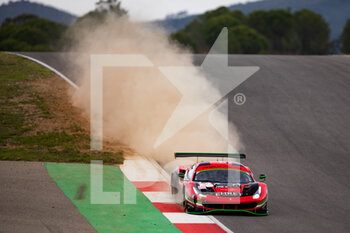 2022-10-16 - 32 EHRET Pierre (ger), VARRONE Nicolas (arg), ALESSI Diego (ita), Rinaldi Racing, Ferrari 488 GTE, action during the 4 Hours of Portimao 2022, 6th round of the 2022 European Le Mans Series on the Algarve International Circuit from September 23 to 25, in Portimao, Portugal - AUTO - ELMS - 4 HOURS OF PORTIMAO 2022 - ENDURANCE - MOTORS