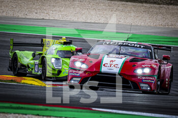 2022-10-16 - 95 ADAM Jonny (gbr), HARSHORNE John (gbr), CHAVES Henrique (prt), Oman Racing avec TF Sport, Aston Martin Vantage AMR, action during the 4 Hours of Portimao 2022, 6th round of the 2022 European Le Mans Series on the Algarve International Circuit from October 14 to 16, in Portimao, Portugal - AUTO - ELMS - 4 HOURS OF PORTIMAO 2022 - ENDURANCE - MOTORS