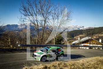 2022-01-21 - 20 Andreas MIKKELSEN (NOR), Eriksen TORSTEIN (NOR), TOKSPORT WRT SKODA, Fabia Evo, action during the 2022 WRC World Rally Car Championship, 90th edition of the Monte Carlo rally from January 20 to 23, 2022 at Monaco - 2022 WRC WORLD RALLY CAR CHAMPIONSHIP, 90TH EDITION OF THE MONTE CARLO RALLY - RALLY - MOTORS