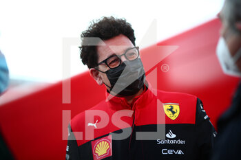 2022-02-24 - Matteo Binotto (SUI) Team Principal Scuderia Ferrari - PRE-SEASON TEST SESSION PRIOR THE 2022 FIA FORMULA ONE WORLD CHAMPIONSHIP - FORMULA 1 - MOTORS