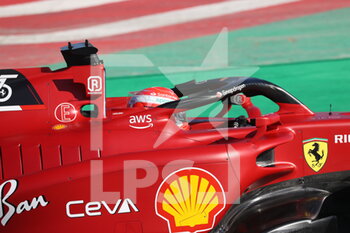2022-02-23 - LECLERC Charles (mco), Scuderia Ferrari F1-75, action during the pre-season track session prior the 2022 FIA Formula One World Championship, on the Circuit de Barcelona-Catalunya, from February 23 to 25, 2022 in Montmelo, near Barcelona, Spain - PRE-SEASON TRACK SESSION PRIOR THE 2022 FIA FORMULA ONE WORLD CHAMPIONSHIP - FORMULA 1 - MOTORS
