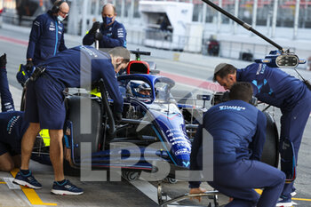 2022-02-23 - 06 LATIFI Nicholas (can), Williams Racing FW44, action during the pre-season track session prior the 2022 FIA Formula One World Championship, on the Circuit de Barcelona-Catalunya, from February 23 to 25, 2022 in Montmelo, near Barcelona, Spain - PRE-SEASON TRACK SESSION PRIOR THE 2022 FIA FORMULA ONE WORLD CHAMPIONSHIP - FORMULA 1 - MOTORS