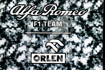 2022-02-23 - Alfa Romeo F1 Team ORLEN, ambiance logo during the pre-season track session prior the 2022 FIA Formula One World Championship, on the Circuit de Barcelona-Catalunya, from February 23 to 25, 2022 in Montmelo, near Barcelona, Spain - PRE-SEASON TRACK SESSION PRIOR THE 2022 FIA FORMULA ONE WORLD CHAMPIONSHIP - FORMULA 1 - MOTORS
