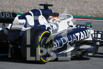 2022-02-23 - Sidepods, technical details, Scuderia AlphaTauri AT03, action during the pre-season track session prior the 2022 FIA Formula One World Championship, on the Circuit de Barcelona-Catalunya, from February 23 to 25, 2022 in Montmelo, near Barcelona, Spain - PRE-SEASON TRACK SESSION PRIOR THE 2022 FIA FORMULA ONE WORLD CHAMPIONSHIP - FORMULA 1 - MOTORS