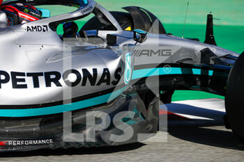 2022-02-23 - Sidepods, technical details, Mercedes AMG F1 Team W13, action during the pre-season track session prior the 2022 FIA Formula One World Championship, on the Circuit de Barcelona-Catalunya, from February 23 to 25, 2022 in Montmelo, near Barcelona, Spain - PRE-SEASON TRACK SESSION PRIOR THE 2022 FIA FORMULA ONE WORLD CHAMPIONSHIP - FORMULA 1 - MOTORS