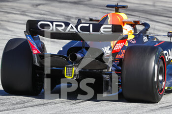 2022-02-23 - 01 VERSTAPPEN Max (nld), Red Bull Racing RB18, diffusor during the pre-season track session prior the 2022 FIA Formula One World Championship, on the Circuit de Barcelona-Catalunya, from February 23 to 25, 2022 in Montmelo, near Barcelona, Spain - PRE-SEASON TRACK SESSION PRIOR THE 2022 FIA FORMULA ONE WORLD CHAMPIONSHIP - FORMULA 1 - MOTORS