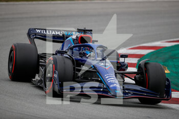 2022-02-25 - 23 ALBON Alexander (tha), Williams Racing FW44, action during the pre-season track session prior the 2022 FIA Formula One World Championship, on the Circuit de Barcelona-Catalunya, from February 23 to 25, 2022 in Montmelo, near Barcelona, Spain - PRE-SEASON TRACK SESSION PRIOR THE 2022 FIA FORMULA ONE WORLD CHAMPIONSHIP - FORMULA 1 - MOTORS