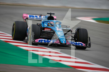 2022-02-25 - 14 ALONSO Fernando (spa), Alpine F1 Team A522, action during the pre-season track session prior the 2022 FIA Formula One World Championship, on the Circuit de Barcelona-Catalunya, from February 23 to 25, 2022 in Montmelo, near Barcelona, Spain - PRE-SEASON TRACK SESSION PRIOR THE 2022 FIA FORMULA ONE WORLD CHAMPIONSHIP - FORMULA 1 - MOTORS