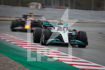 2022-02-25 - 63 RUSSELL George (gbr), Mercedes AMG F1 Team W13, action during the pre-season track session prior the 2022 FIA Formula One World Championship, on the Circuit de Barcelona-Catalunya, from February 23 to 25, 2022 in Montmelo, near Barcelona, Spain - PRE-SEASON TRACK SESSION PRIOR THE 2022 FIA FORMULA ONE WORLD CHAMPIONSHIP - FORMULA 1 - MOTORS