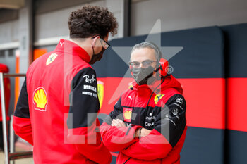 2022-02-25 - MEKIES Laurent (fra), Racing Director of the Scuderia Ferrari, portrait during the pre-season track session prior the 2022 FIA Formula One World Championship, on the Circuit de Barcelona-Catalunya, from February 23 to 25, 2022 in Montmelo, near Barcelona, Spain - PRE-SEASON TRACK SESSION PRIOR THE 2022 FIA FORMULA ONE WORLD CHAMPIONSHIP - FORMULA 1 - MOTORS