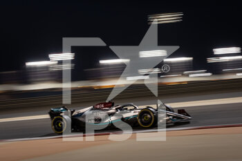 2022-03-10 - 63 RUSSELL George (gbr), Mercedes AMG F1 Team W13, action during the Formula 1 Aramco pre-season testing prior the 2022 FIA Formula One World Championship, on the Bahrain International Circuit, from March 10 to 12, 2022 in Sakhir, Bahrain - FORMULA 1 ARAMCO PRE-SEASON TESTING PRIOR THE 2022 FIA FORMULA ONE WORLD CHAMPIONSHIP - FORMULA 1 - MOTORS