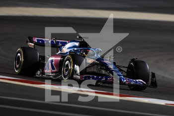 2022-03-10 - 14 ALONSO Fernando (spa), Alpine F1 Team A522, action during the Formula 1 Aramco pre-season testing prior the 2022 FIA Formula One World Championship, on the Bahrain International Circuit, from March 10 to 12, 2022 in Sakhir, Bahrain - FORMULA 1 ARAMCO PRE-SEASON TESTING PRIOR THE 2022 FIA FORMULA ONE WORLD CHAMPIONSHIP - FORMULA 1 - MOTORS