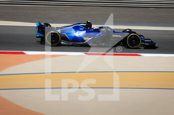 2022-03-12 - 06 LATIFI Nicholas (can), Williams Racing FW44, action during the Formula 1 Aramco pre-season testing prior the 2022 FIA Formula One World Championship, on the Bahrain International Circuit, from March 10 to 12, 2022 in Sakhir, Bahrain - FORMULA 1 ARAMCO PRE-SEASON TESTING PRIOR THE 2022 FIA FORMULA ONE WORLD CHAMPIONSHIP - FORMULA 1 - MOTORS