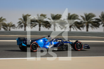 2022-03-12 - 23 ALBON Alexander (tha), Williams Racing FW44, action during the Formula 1 Aramco pre-season testing prior the 2022 FIA Formula One World Championship, on the Bahrain International Circuit, from March 10 to 12, 2022 in Sakhir, Bahrain - FORMULA 1 ARAMCO PRE-SEASON TESTING PRIOR THE 2022 FIA FORMULA ONE WORLD CHAMPIONSHIP - FORMULA 1 - MOTORS