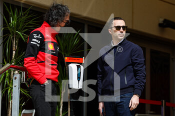2022-03-17 - MEKIES Laurent (fra), Racing Director of the Scuderia Ferrari, TODT Nicolas (fra), Allroad Manager, portrait during the Formula 1 Gulf Air Bahrain Grand Prix 2022, 1st round of the 2022 FIA Formula One World Championship, on the Bahrain International Circuit, from March 18 to 20, 2022 in Sakhir, Bahrain - FORMULA 1 GULF AIR BAHRAIN GRAND PRIX 2022, 1ST ROUND OF THE 2022 FIA FORMULA ONE WORLD CHAMPIONSHIP - FORMULA 1 - MOTORS