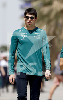 2022-03-17 - STROLL Lance (can), Aston Martin F1 Team AMR22, portrait during the Formula 1 Gulf Air Bahrain Grand Prix 2022, 1st round of the 2022 FIA Formula One World Championship, on the Bahrain International Circuit, from March 18 to 20, 2022 in Sakhir, Bahrain - FORMULA 1 GULF AIR BAHRAIN GRAND PRIX 2022, 1ST ROUND OF THE 2022 FIA FORMULA ONE WORLD CHAMPIONSHIP - FORMULA 1 - MOTORS