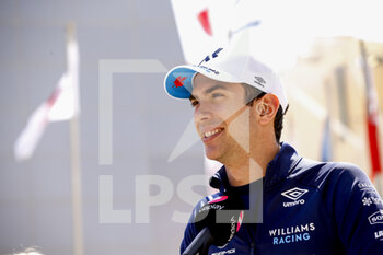 2022-03-17 - LATIFI Nicholas (can), Williams Racing FW44, portrait during the Formula 1 Gulf Air Bahrain Grand Prix 2022, 1st round of the 2022 FIA Formula One World Championship, on the Bahrain International Circuit, from March 18 to 20, 2022 in Sakhir, Bahrain - FORMULA 1 GULF AIR BAHRAIN GRAND PRIX 2022, 1ST ROUND OF THE 2022 FIA FORMULA ONE WORLD CHAMPIONSHIP - FORMULA 1 - MOTORS