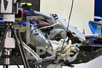 2022-03-17 - Williams Racing FW44, mechanical detail engine, moteur, during the Formula 1 Gulf Air Bahrain Grand Prix 2022, 1st round of the 2022 FIA Formula One World Championship, on the Bahrain International Circuit, from March 18 to 20, 2022 in Sakhir, Bahrain - FORMULA 1 GULF AIR BAHRAIN GRAND PRIX 2022, 1ST ROUND OF THE 2022 FIA FORMULA ONE WORLD CHAMPIONSHIP - FORMULA 1 - MOTORS