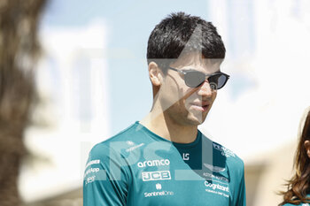 2022-03-18 - STROLL Lance (can), Aston Martin F1 Team AMR22, portrait during the Formula 1 Gulf Air Bahrain Grand Prix 2022, 1st round of the 2022 FIA Formula One World Championship, on the Bahrain International Circuit, from March 18 to 20, 2022 in Sakhir, Bahrain - FORMULA 1 GULF AIR BAHRAIN GRAND PRIX 2022, 1ST ROUND OF THE 2022 FIA FORMULA ONE WORLD CHAMPIONSHIP - FORMULA 1 - MOTORS